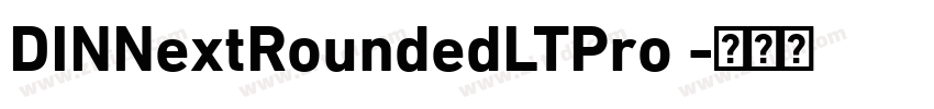 DINNextRoundedLTPro 字体转换